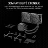 CORSAIR Nautilus 240 RS Refroidisseur Liquide pour CPU – 240mm AIO – Faible Bruit – Connexion Directe de Carte Mère – Intel LGA 