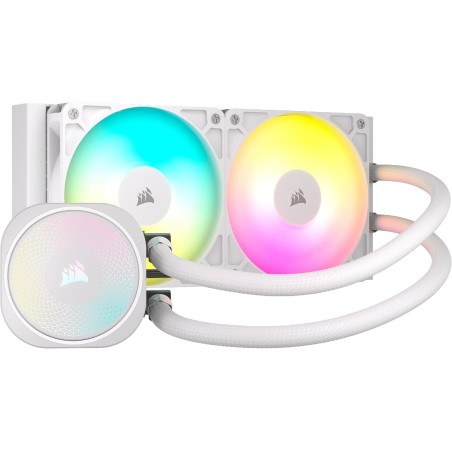 CORSAIR Nautilus 240 RS ARGB Refroidisseur Liquide pour CPU – 240mm AIO – Faible Bruit – Connexion Directe de Carte Mère – Intel