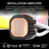 CORSAIR Nautilus 240 RS ARGB Refroidisseur Liquide pour CPU – 240mm AIO – Faible Bruit – Connexion Directe de Carte Mère – Intel