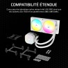 CORSAIR Nautilus 240 RS ARGB Refroidisseur Liquide pour CPU – 240mm AIO – Faible Bruit – Connexion Directe de Carte Mère – Intel