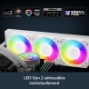 ARCTIC Liquid Freezer III Pro 360 A-RGB (blanc) - Refroidisseur CPU AIO, 3 x 120 mm refroidissement à eau, radiateur 38 mm, pomp