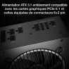 Be quiet! pure power 13 m 650w bloc d’alimentation, certification 80 plus® or, alimentation atx 3.1, pour les cartes graphiques 