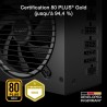 Be quiet! pure power 13 m 1000w bloc d’alimentation, certification 80 plus® or, alimentation atx 3.1, pour les cartes graphiques
