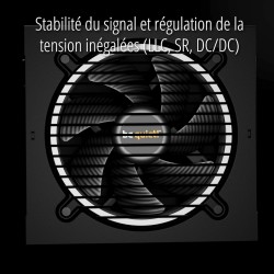 Be quiet! pure power 12 m 1200 w bloc d’alimentation, certification 80 plus® or, alimentation atx 3.0 entièrement compatible ave