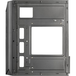 Mars Gaming MC-S1, Boîtier PC Gaming Compact Micro-ATX, Éclairage ARGB 12 Modes, Ventilateur FRGB, Fenêtre Latérale Complète, No