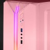 Mars Gaming MC-S1, Boîtier PC Gaming Compact Micro-ATX, Éclairage ARGB 12 Modes, Ventilateur FRGB, Fenêtre Latérale Complète, Ro