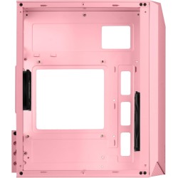 Mars Gaming MC-S1, Boîtier PC Gaming Compact Micro-ATX, Éclairage ARGB 12 Modes, Ventilateur FRGB, Fenêtre Latérale Complète, Ro