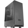 Mars Gaming MCN2, Boîtier PC Gaming ATX, Fenêtre Latérale Complète, Grille Avant, Conception Double Chambre, Ventilateur Arrière