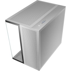 Mars Gaming MC-NOVA2, Boîtier Gaming Custom XXL E-ATX, Double Verre Trempé Continu sans Cadre, Support Complet Refroidissement L