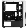 Mars Gaming MCX2W MC-X2 Blanc, Boîtier PC Gaming ATX, Front Acier FRGB, 2 Ventilateurs FRGB 12 cm, Fenêtre Latérale Complète