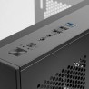 Mars Gaming MC-3C, Boîtier Gaming ATX, Vue Panoramique 3D avec Triple Verre Trempé, Design à Double Chambre Latérale, Support Co