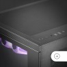 Mars Gaming MC-3TCORE, Boîtier Gaming Custom ATX, Triple Verre Trempé Amovible, Double Caméra, Semi-Tour Compatible avec Cartes-
