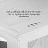 Mars Gaming MC-3TCORELCDM Boîtier Gaming Micro-ATX, Écran IPS de 7,2” Personnalisable, Triple Verre Trempé, Structure Double Cha