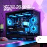 Mars Gaming MC-3TCOREM, Boîtier Gaming Custom Micro-ATX, Triple Fenêtre en Verre Trempé, Double Chambre Latérale, Support Refroi