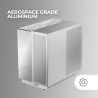 Mars Gaming MC-NOVA3, Boîtier Gaming Custom XXL E-ATX, Triple Verre Chromé Continu sans Cadre, Support Complet Refroidissement L