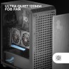 Mars Gaming MC-Q3, Boîtier Semi-Tour ATX, Panneau Latéral en Verre Trempé, Double Grille Magnétique Anti-poussière Avant + Dessu