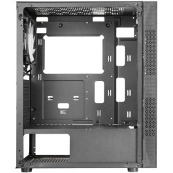 Mars Gaming MC-U3, Boîtier PC Gaming ATX XL, Triple ARGB à l'avant, Ventilateur ARGB 12cm, Fenêtre en Verre Trempé, Noir