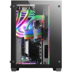 Mars Gaming MCV3, Boîtier Gaming Custom XXL E-ATX, Fenêtres Latérales et Frontales en Verre Trempé, Structure Modulaire Double C