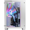 Mars Gaming MCV3 Blanc, Tour Gaming Custom XXL E-ATX, Fenêtre Verre Trempé Avant et Latérale, Cadre Modulaire à Double Chambre