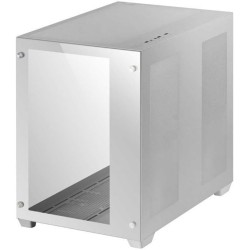 Mars Gaming MCV3 Blanc, Tour Gaming Custom XXL E-ATX, Fenêtre Verre Trempé Avant et Latérale, Cadre Modulaire à Double Chambre
