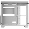 Mars Gaming MCV3 Blanc, Tour Gaming Custom XXL E-ATX, Fenêtre Verre Trempé Avant et Latérale, Cadre Modulaire à Double Chambre