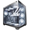 Mars Gaming MCV4, Tour Gaming Custom XXL E-ATX, Fenêtres Latérales et Frontales en Verre Trempé sans Cadre, Structure Modulaire 