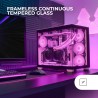 Mars Gaming MCV4, Tour Gaming Custom XXL E-ATX, Fenêtre Verre Trempé Avant et Latérale sans Cadre, Structure Modulaire à Double 
