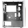 Mars Gaming MC-X7, Boîtier Gaming ATX, Façade ARGB 12 Modes d’Éclairage, Fenêtre Latérale Complète, Moyen Tour PC avec Ventilate
