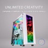 Mars Gaming MC-Art, Boîtier PC Gaming ATX, Double Vitrage Trempé Dessinable, ARGB 12 Modes, Ventilateur 12cm, Blanc