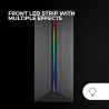 Mars Gaming MC-Blaze, Boîtier Gaming ATX, 1x Ventilateur FRGB Arrière 80mm, Bande LED RGB Frontale avec Effets Multiples, Fenêtr