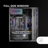 Mars Gaming MC-Blaze, Boîtier Gaming ATX, 1x Ventilateur FRGB Arrière 80mm, Bande LED RGB Frontale avec Effets Multiples, Fenêtr