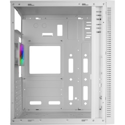 Mars Gaming MC-Blaze, Boîtier Gaming ATX, 1x Ventilateur FRGB Arrière 80mm, Bande LED RGB Frontale avec Effets Multiples, Fenêtr