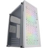 Mars Gaming MC-Core, Boîtier Gaming Ultrapcompact MicroATX, Design Frontal Metal-Mesh, 2X Ventilateurs FRGB 120mm, Fenêtre Latér