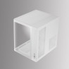 Mars Gaming MC-CURV, Boîtier Gaming ATX, Triple Verre Trempé Courbé Continu l’Avant et sur Le Côté, Structure à Double Chambre, 