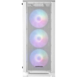 Mars Gaming MCCW, Boîtier PC ATX, Panneau Avant Metal-Mesh, Verre Trempé, 3 Ventilateurs Frontaux FRGB 120mm, Blanc