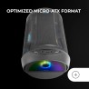 Mars Gaming MC-Cylon, Boîtier Gaming MicroATX, Design Cylindrique de Turbine, Verre Trempé et Fenêtre Supérieure Panoramique Cou