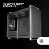 Mars Gaming MC-Elite, Boîtier PC Micro-ATX Métal Haute Performance, Design Mesh Latéral et Supérieur, 3 Ventilateur FDB, Mini To