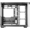 Mars Gaming MC-Fusion, Boîtier Gaming ATX, Fenêtre Latérale Complète et Façade Verre Trempé Courbé Continu, Semi-Tour PC Double 