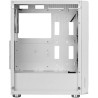 Mars Gaming MC-F, Moyen-Tour Gaming ATX, Fenêtre Verre Trempé, Façade Metal-Mesh, 4 Ventilateurs ARGB 120 mm, Blanc