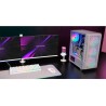 Mars Gaming MC-GEO, Boîtier Gaming ATX, 4X Ventilateurs FRGB Rainbow 12cm, Panneau Avant Mesh Géométrique, Fenêtre Verre Trempé,
