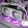Mars Gaming MC-INFINIO, Boîtier Gaming ATX, Verre Trempé Courbé sans Cadre, 2X Ventilateurs ARGB 120mm, Montage Vertical Cartes 