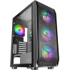 Mars Gaming MC-KX Noir, Premium E-ATX Gaming Tour, Freezer CPU System, 5 Ventilateurs ARGB Ultra-Silencieux, Contrôleur ARGB et 