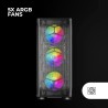 Mars Gaming MC-KX Noir, Premium E-ATX Gaming Tour, Freezer CPU System, 5 Ventilateurs ARGB Ultra-Silencieux, Contrôleur ARGB et 