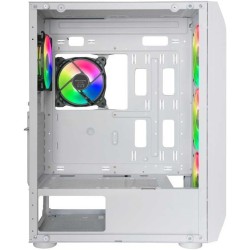 Mars Gaming MC-KX Blanc, Premium E-ATX Gaming Tour, Freezer CPU System, 5 Ventilateurs ARGB Ultra-Silencieux, Contrôleur ARGB et