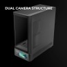 Mars Gaming MC-LCDPRO Boîtier Gaming ATX Écran LCD IPS 7.2" Personnalisable Verre Trempé Courbé Avant et Latéral Structure à Dou