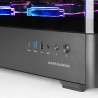 Mars Gaming MC-LCDPRO Boîtier Gaming ATX Écran LCD IPS 7.2" Personnalisable Verre Trempé Courbé Avant et Latéral Structure à Dou