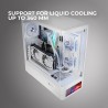 Mars Gaming MC-LCDPRO Boîtier Gaming ATX Écran LCD IPS 7.2" Personnalisable Verre Trempé Courbé Avant et Latéral Structure à Dou