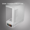 Mars Gaming MC-LCDPRO Boîtier Gaming ATX Écran LCD IPS 7.2" Personnalisable Verre Trempé Courbé Avant et Latéral Structure à Dou