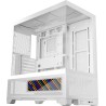 Mars Gaming MC-LCDX, Boîtier Gaming ATX, Écran IPS 9.16" et Connexion HDMI, Verre Trempé Continu, Panneau Inférieur Full Mesh, D