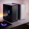 Mars Gaming MCM, Boîtier PC MicroATX, Mini Tour Compacte, 16 Modes ARGB, Ventilateur 8 cm, Noir